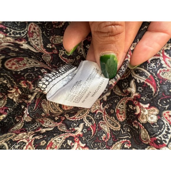 twenty x mens paisley button up shirt size xl |‎ c2 - Picture 4 of 6